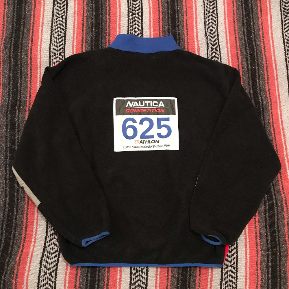 ❌SOLD❌Vintage Nautica Competition Fleece Sweater - Picture 2 of 6